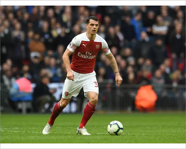 Granit Xhaka in Action: Tottenhotspur vs Arsenal, Premier League 2018-19