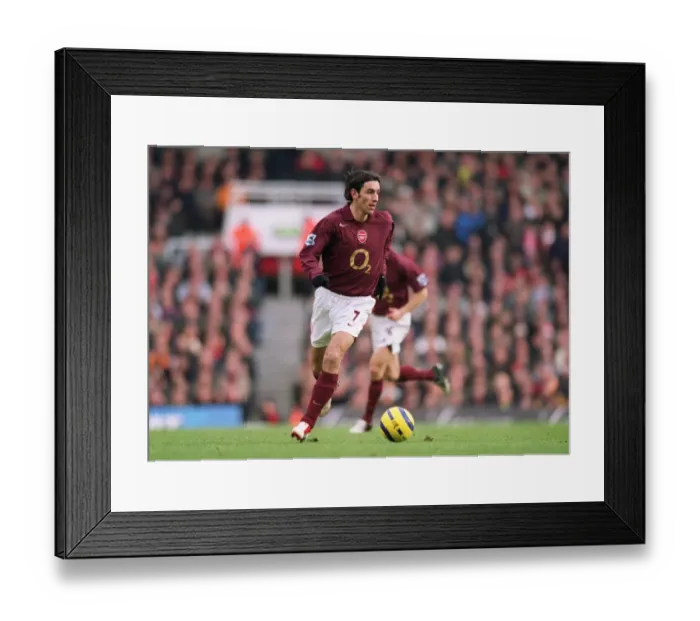 Framed Print : Robert Pires (Arsenal). Arsenal 1: 1 Bolton Wanderers