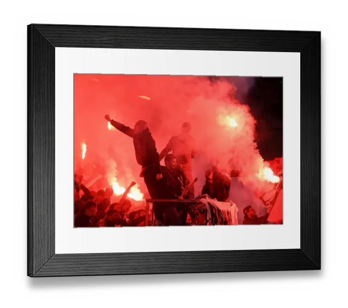 Framed Print : Europa League Showdown: Arsenal vs Stade Rennais at Roazhon Park Framed Print : Europa League Showdown: Arsenal vs Stade Rennais at Roazhon Park