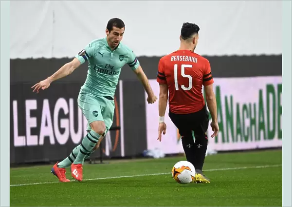 Mkhitaryan's Nutmeg: Arsenal's Edge in Europa League Clash Against Rennes (Stade Rennais vs Arsenal, March 2019)