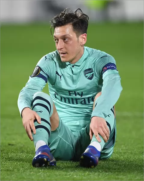 Mesut Ozil in Action: Arsenal vs Stade Rennais, UEFA Europa League Round of 16 First Leg (2018-19)