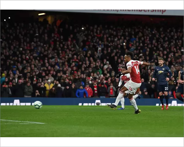 Aubameyang Scores Arsenal's Second Goal Against Manchester United (2018-19)
