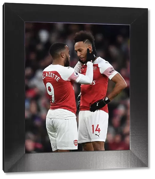 Arsenal's Aubameyang and Lacazette: United Penalty Support at Emirates Stadium (2018-19)