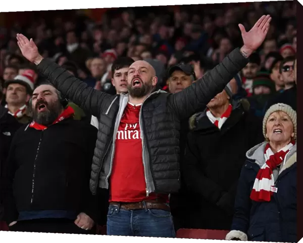 Arsenal vs Manchester United: Passionate Fans at the Emirates Stadium