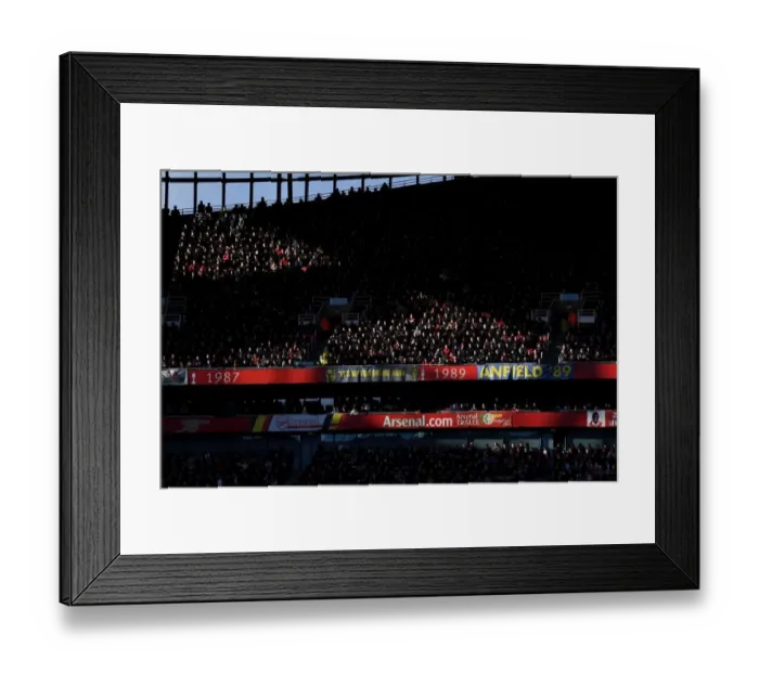 Framed Print : Passionate Arsenal Fans Flock to Emirates Stadium for Arsenal vs Manchester United, Premier League 2018-19 Framed Print : Passionate Arsenal Fans Flock to Emirates Stadium for Arsenal vs Manchester United, Premier League 2018-19