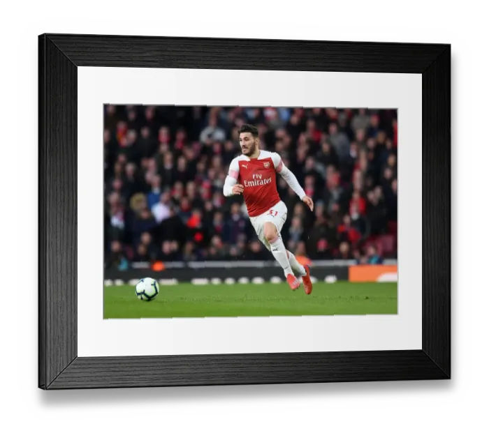 Framed Print : Sead Kolasinac in Action: Arsenal vs Manchester United, Premier League 2018-19 Framed Print : Sead Kolasinac in Action: Arsenal vs Manchester United, Premier League 2018-19