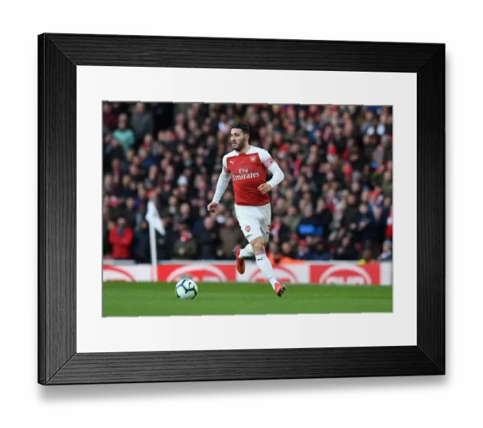 Framed Print : Sead Kolasinac in Action: Arsenal vs Manchester United, Premier League 2018-19 Framed Print : Sead Kolasinac in Action: Arsenal vs Manchester United, Premier League 2018-19