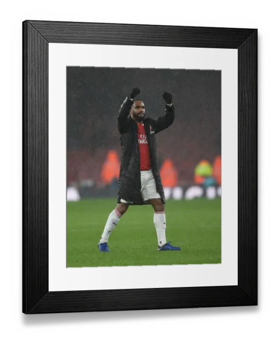 Framed Print : Alexandre Lacazette Reacts: Arsenal FC vs Manchester United, Premier League 2018-19 Framed Print : Alexandre Lacazette Reacts: Arsenal FC vs Manchester United, Premier League 2018-19