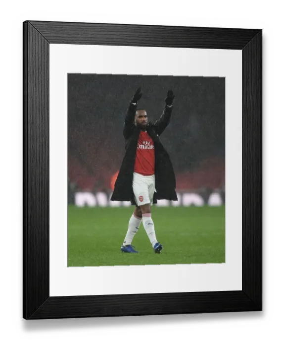 Framed Print : Alexandre Lacazette's Emotional Reaction: Arsenal vs Manchester United (2018-19) Framed Print : Alexandre Lacazette's Emotional Reaction: Arsenal vs Manchester United (2018-19)
