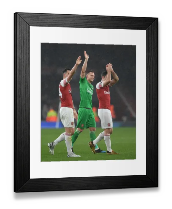 Framed Print : Bernd Leno: Arsenal's Determined Goalkeeper Amidst Arsenal FC vs Manchester United Rivalry (2018-19) Framed Print : Bernd Leno: Arsenal's Determined Goalkeeper Amidst Arsenal FC vs Manchester United Rivalry (2018-19)