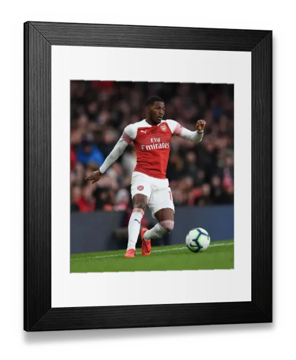 Framed Print : Arsenal's Ainsley Maitland-Niles in Action Against Manchester United, Premier League 2018-19 Framed Print : Arsenal's Ainsley Maitland-Niles in Action Against Manchester United, Premier League 2018-19