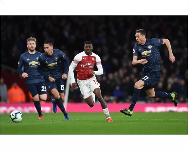 Clash of Midfielders: Ainsley Maitland-Niles vs Nemanja Matic (Arsenal vs Manchester United, 2018-19)