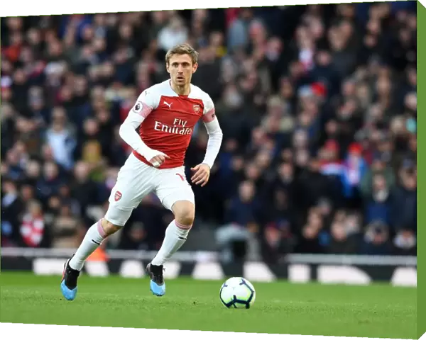 Nacho Monreal in Action: Arsenal vs Manchester United, Premier League 2018-19