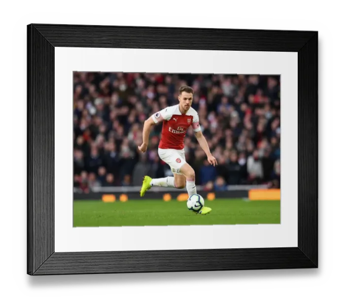 Framed Print : Aaron Ramsey in Action: Arsenal vs Manchester United, Premier League 2018-19 Framed Print : Aaron Ramsey in Action: Arsenal vs Manchester United, Premier League 2018-19