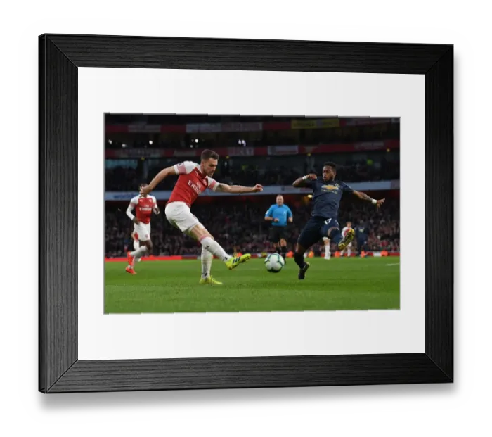 Framed Print : Ramsey vs Fred: Intense Battle at Emirates Stadium - Arsenal vs Manchester United, Premier League 2018-19 Framed Print : Ramsey vs Fred: Intense Battle at Emirates Stadium - Arsenal vs Manchester United, Premier League 2018-19