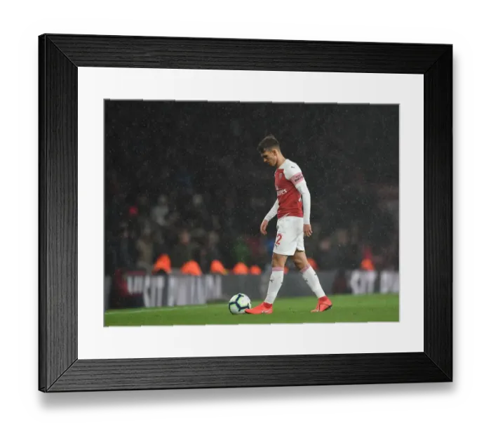 Framed Print : Denis Suarez in Action: Arsenal vs Manchester United, Premier League 2018-19 Framed Print : Denis Suarez in Action: Arsenal vs Manchester United, Premier League 2018-19