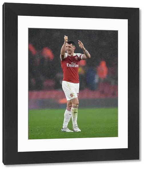 Granit Xhaka: Arsenal's Determined Midfielder Amidst Arsenal FC vs Manchester United Rivalry (2018-19)