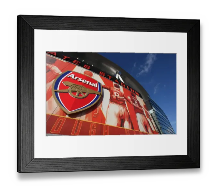 Framed Print : Arsenal's New Stadium Identity: The Arsenalisation Banners
