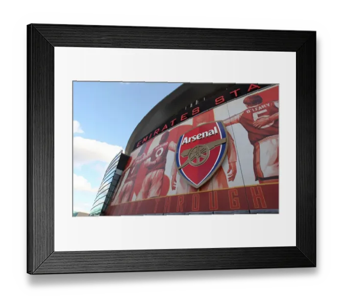 Framed Print : Emirates Stadium: Arsenal's New Banners Embody the Arsenalisation Framed Print : Emirates Stadium: Arsenal's New Banners Embody the Arsenalisation