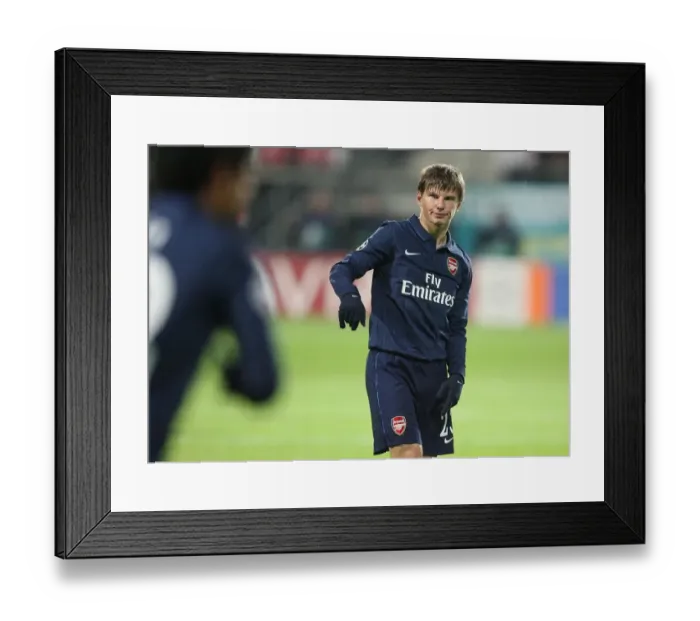 Framed Print : Arshavin's Brilliance: Arsenal vs. AZ Alkmaar, 1-1 Stalemate in the UEFA Champions League