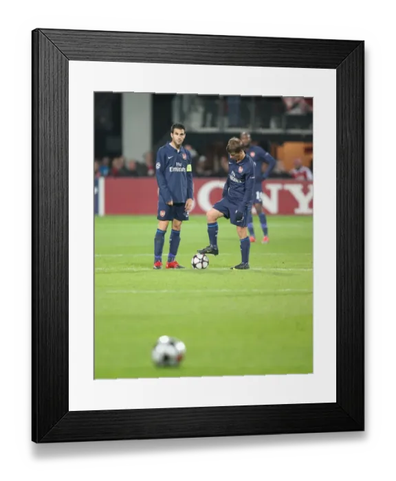 Framed Print : Cesc Fabregas and Andrey Arsahvin (Arsenal) Framed Print : Cesc Fabregas and Andrey Arsahvin (Arsenal)