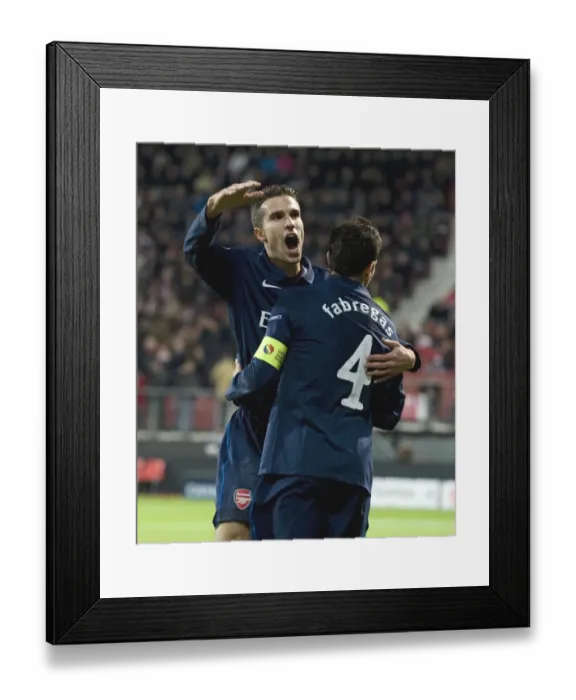Framed Print : AZ Alkmaar v Arsenal Champions league group H Framed Print : AZ Alkmaar v Arsenal Champions league group H