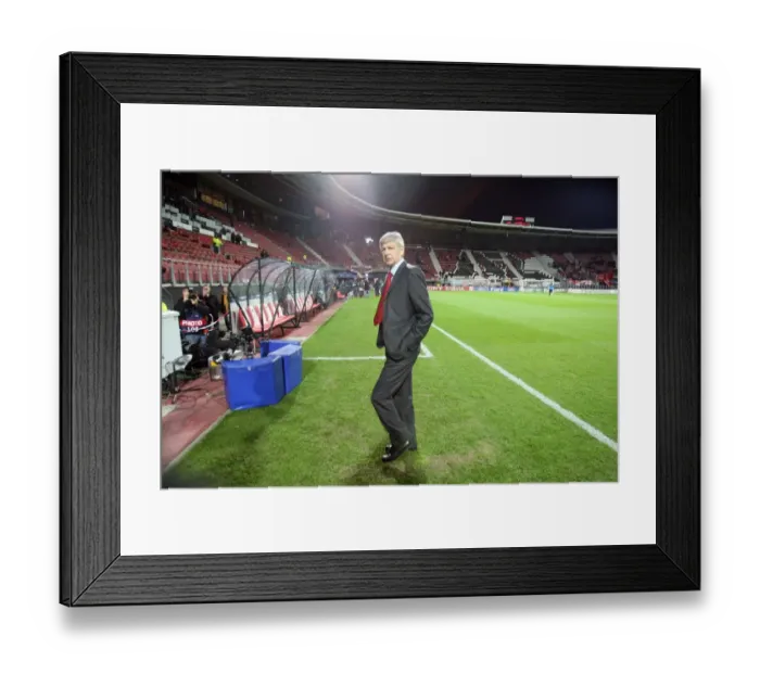 Framed Print : Arsene Wenger at DSB Stadium: Arsenal vs. AZ Alkmaar, UEFA Champions League, 20 / 10 / 2009 Framed Print : Arsene Wenger at DSB Stadium: Arsenal vs. AZ Alkmaar, UEFA Champions League, 20 / 10 / 2009
