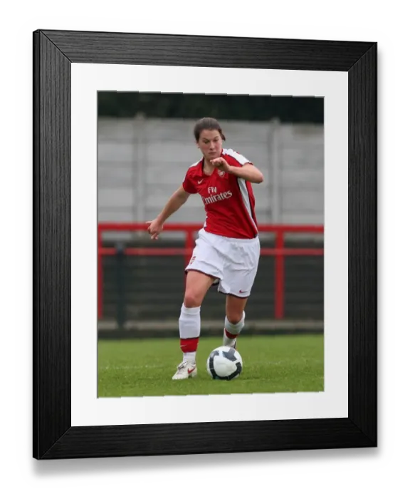 Framed Print : Arsenal's Niamh Fahey Scores in 2:0 Victory over Sparta Prague in Women's UEFA Cup
