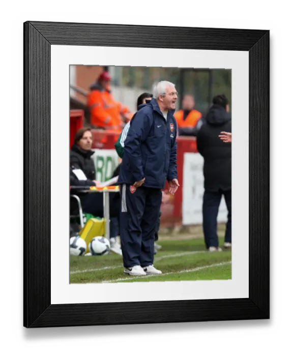 Framed Print : Arsenal Ladies Triumph Over Sparta Prague: Tony Gervaise's Team Secures 2:0 Victory in Women's UEFA Cup