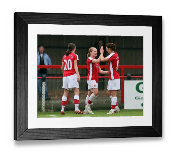 Framed Print : Kim Little celebrates scoring Arsenals 2nd goal with Framed Print : Kim Little celebrates scoring Arsenals 2nd goal with
