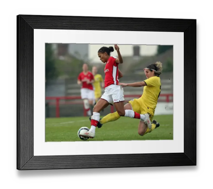Framed Print : Rachel Yankey (Arsenal) Mocova (Sparta) Framed Print : Rachel Yankey (Arsenal) Mocova (Sparta)