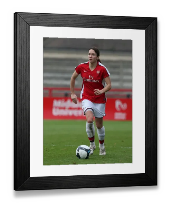 Framed Print : Arsenal's Corinne Yorston Scores in 2:0 Victory over Sparta Prague in UEFA Cup