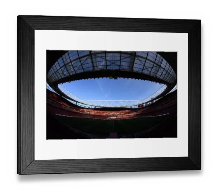 Framed Print : Arsenal vs Stade Rennais: UEFA Europa League Second Leg at Emirates Stadium