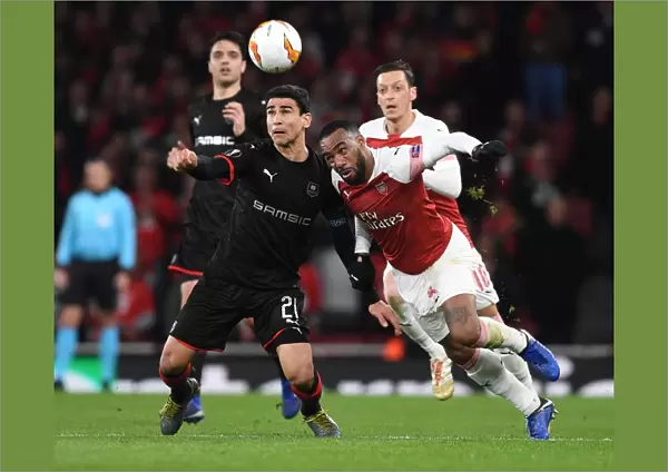 Arsenal vs. Stade Rennais: Lacazette Clashes with Andre in Europa League Showdown
