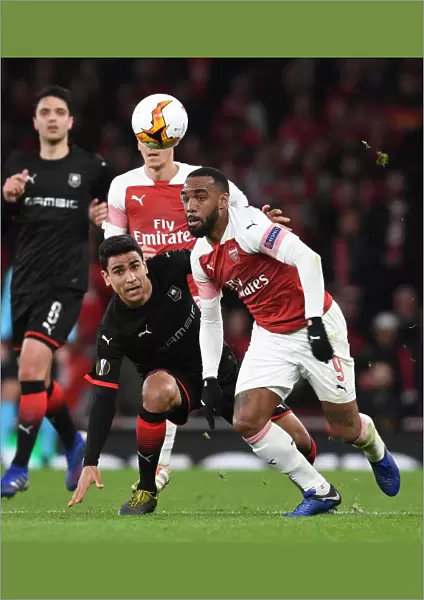 Arsenal vs Stade Rennais: Lacazette Clashes with Andre in Europa League Showdown