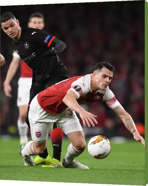 Arsenal vs Stade Rennais: Granit Xhaka vs Hatem Ben Arfa Clash in Europa League Showdown