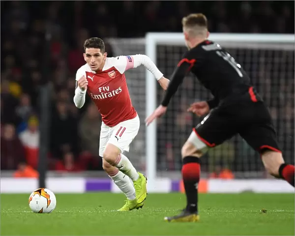 Lucas Torreira in Action: Arsenal vs Stade Rennais, Europa League 2018-19