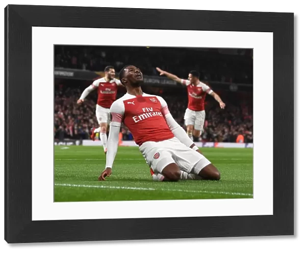 Arsenal Celebrate Ainsley Maitland-Niles's Goal: Europa League Victory Over Stade Rennais (2018-19)