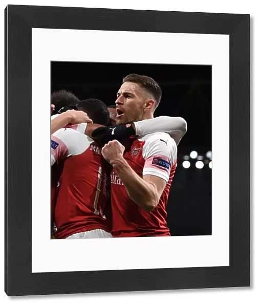 Arsenal's Aaron Ramsey Scores in Europa League Showdown vs. Stade Rennais