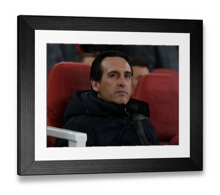 Framed Print : Unai Emery: Arsenal Head Coach Ahead of Europa League Clash with Stade Rennais Framed Print : Unai Emery: Arsenal Head Coach Ahead of Europa League Clash with Stade Rennais