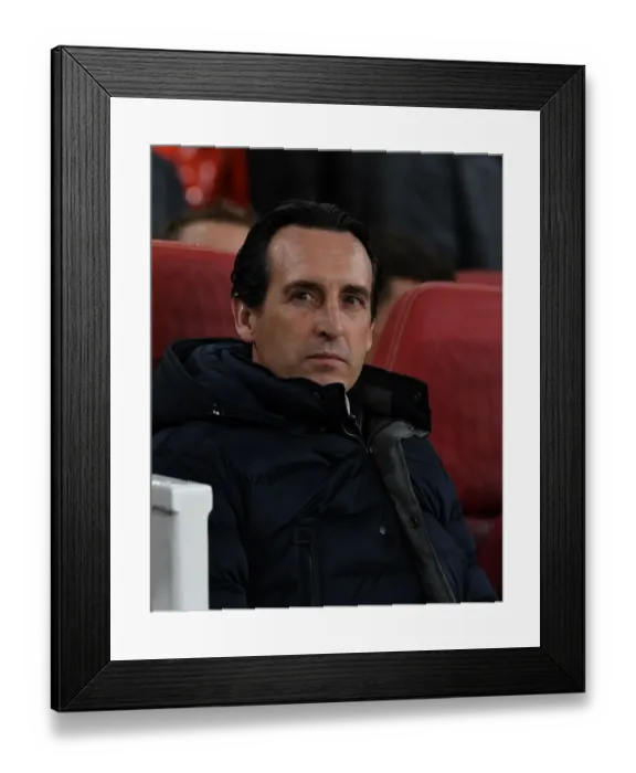 Framed Print : Unai Emery: Arsenal Coach Ahead of Europa League Clash with Stade Rennais Framed Print : Unai Emery: Arsenal Coach Ahead of Europa League Clash with Stade Rennais