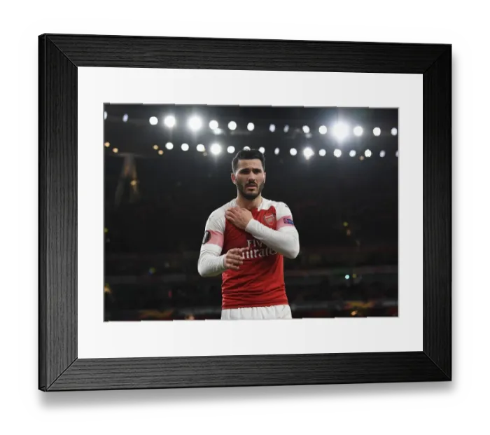 Framed Print : Sead Kolasinac's Unique Boots: Arsenal's Europa League Clash Against Stade Rennais, March 2019 Framed Print : Sead Kolasinac's Unique Boots: Arsenal's Europa League Clash Against Stade Rennais, March 2019