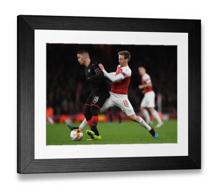 Framed Print : Monreal vs Ben Arfa: A Tense Europa League Showdown at Arsenal's Emirates Stadium (Arsenal v Stade Rennais 2018-19) Framed Print : Monreal vs Ben Arfa: A Tense Europa League Showdown at Arsenal's Emirates Stadium (Arsenal v Stade Rennais 2018-19)