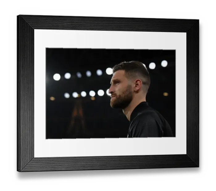 Framed Print : Shkodran Mustafi (Arsenal) Framed Print : Shkodran Mustafi (Arsenal)