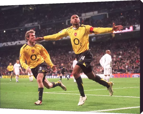 Thierry Henry's Historic Goal: Arsenal's 1-0 Victory Over Real Madrid in the Champions League, 2006
