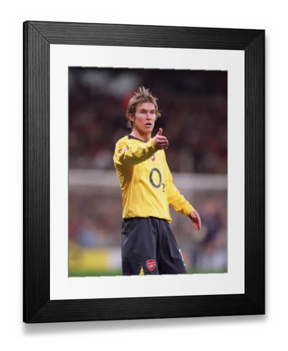 Framed Print : Alex Hleb (Arsenal). Real Madrid 0: 1 Arsenal. UEFA Champions League
