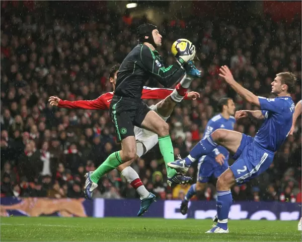 Eduardo (Arsenal) Petr Cech (Chelsea). Arsenal 0: 3 Chelsea, Barclays Premier League