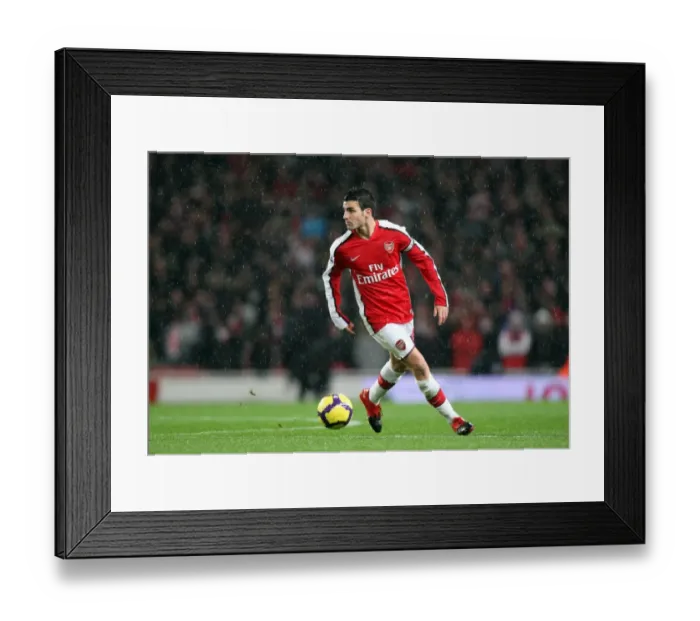 Framed Print : Cesc Fabregas: Three Goals for Chelsea in Arsenal's Emirates Defeat (Arsenal 0:3 Chelsea, Barclays Premier League, 29 / 11 / 09)