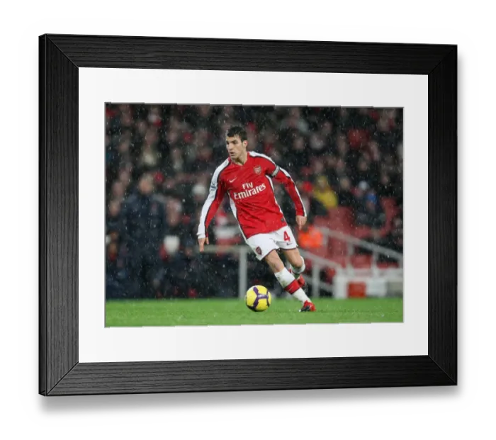 Framed Print : Cesc Fabregas (Arsenal). Arsenal 0: 3 Chelsea. Barclays Premier League. Emirates Stadium