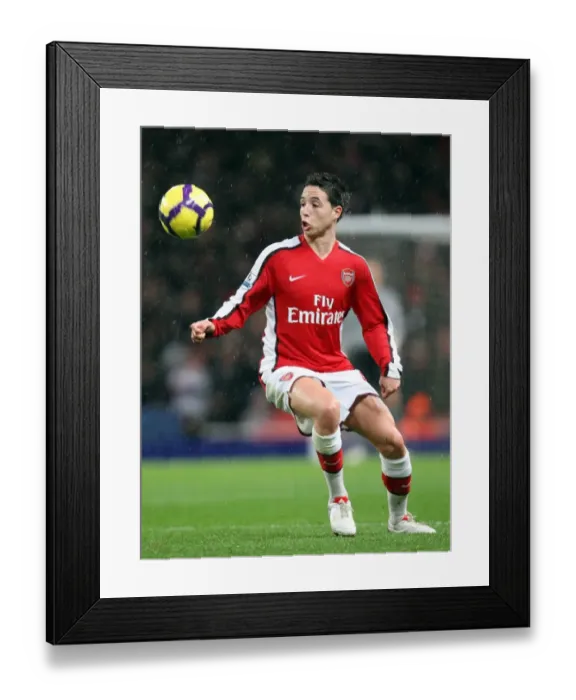 Framed Print : Samir Nasri's Disappointing Performance: Arsenal 0-3 Chelsea, Barclays Premier League, Emirates Stadium (November 29, 2009)